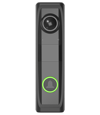 Black doorbell option with camera